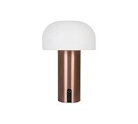 Lampe blanc cuivre rechargeable