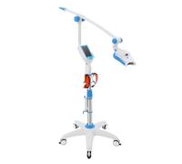 Lampe Blanchiment Dentaire,Dentaire Led Blanchiment Dents Lumière Lampe Accélérateur Machine Touch Trois Couleurs Traitement avec Roues et Timer Hauteur Réglable
