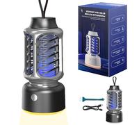 Lampe Bleu anti Moustique,Trois Modes D’éclairage Appareil Moustique,Produit anti Moustique,Clairage et Lampe UV anti Moustique Mode 2-en-1,Peut être Suspendu,Pour L’intérieur,Le Camping,Etc