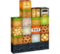 Lampe Bloc de Construction Minecraft , Lampe de Nuit à Blocs, Cadeaux pour Garçons, Accessoires & Décor de Chambre de Gamer