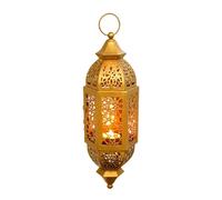 Lampe Bougeoirs Marocains en Fer Forgé, Gold S