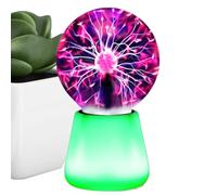 Lampe boule à plasma - Lumière tactile alimentée par USB | Construction électronique en verre avec 7 couleurs LED brillantes, décoration d'ambiance de fête, chambre, salon, cuisine, bureau, dortoir