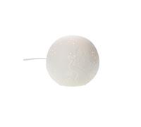 Lampe boule Aurore 14 cm - Amadeus - Blanc - Porcelaine Blanc G
