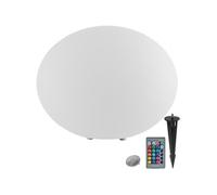 Lampe boule avec ampoule LED et télécommande 12W 35 x 21,5 cm