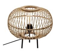 Lampe boule - E27 - 40 W - H. 31 cm - Beige