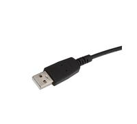 Lampe Boule En M?Tal Noir Avec C?Ble Usb H 33 Cm