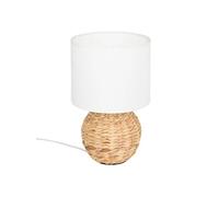 Atmosphera - Lampe à poser boule Sand - Jacinthe beige - H37 cm