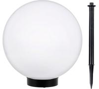 Lampe boule solaire Boule lumineuse Lampe solaire de jardin Capteur crépusculaire Blanc
