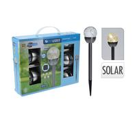 Lampe Boule Solaire Inox 5 Pièces - Progarden