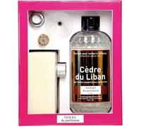 Lampe brique blanche avec recharge senteur Cèdre du Liban 500mL