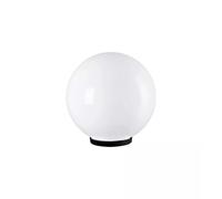 Lampe Brun Pôle Sphère Globo Blanche Avec Support Ø 20 CM En Thermoplastique