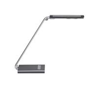 Lampe bureau maul pure bras et tete aluminium reglage 7 positions cordon 1.5m bras extensible 185cm