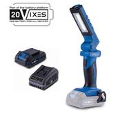 Lampe sans fil C-WL20-X - 300lm max 6200K projecteur/torche - SCHEPPACH 20V IXES - sans batterie ni chargeur