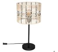 Créateur d'intérieur - Lampe à Poser Design "Cosy" 47cm Noir & Beige