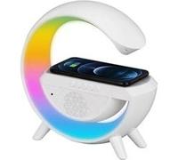 Lampe Caméra Espion WIFI 4K chargeur induction enceinte Bluetooth