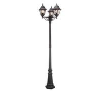 Lampe Candélabre Lampadaire Colonne Poste Borne Lumineuse Hauteur 227 CM 3 Feux
