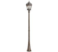 Lampe Candélabre Lampadaire Poste Lanterne Hauteur 295 CM Borne Lumineuse Jardin