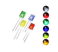 Lampe carrée LED 2x5x7mm | Multicolore 2x5x7mm for les projets d'indicateurs de bricolage(Yellow)