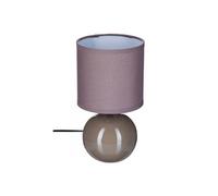 Lampe - Céramique - Taupe - H 25 cm