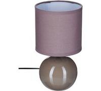 Lampe - Céramique - Taupe - H 25 cm Marron G