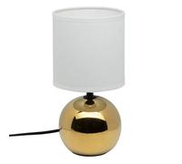 Lampe céramique ""Timéo"" H25cm or - Atmosphera createur d'interieur