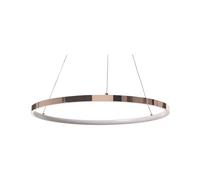 Lampe Cercle Suspendue ø 50 cm en Aluminium Rose Doré [EEK: A]