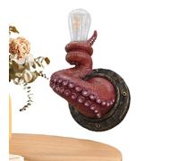 Lampe Chambre-3d Octopus Claw Art Mural De La Résine Synthétique | Lampe De Sculpture Avec Décoration Légère, Décorative, Sculpture De Résine Abstraite, Ornements D'Halloween Pour