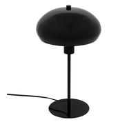 Lampe champignon à poser ""Savio"" noir H38cm - Atmosphera createur d'interieur