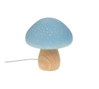 Lampe Champignon bleue - Amadeus - Bleu - Porcelaine Bleu G