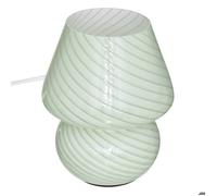 Lampe champignon ""Cara"" H18cm vert - Atmosphera createur d'interieur