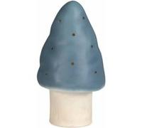 Lampe champignon coloris jean - petit modele Marron G