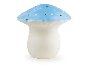 Lampe champignon grand modèle bleu