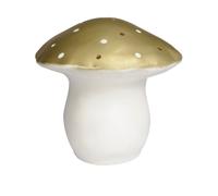 Lampe champignon grand modèle or
