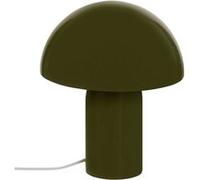 Lampe champignon H24,5 cm Lito métal kaki Atmosphera Vert