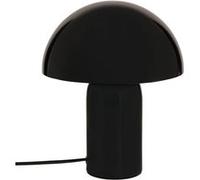 Lampe champignon H24,5 cm Lito métal noir Atmosphera Noir