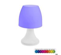 Lampe champignon LED - ATMOSPHERA CRÉATEUR D'INTÉRIEUR - Dokk - Multicolore - H19.5cm - Intérieur/extérieur