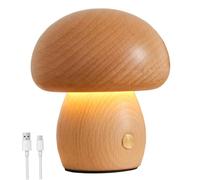 Lampe champignon LED sans fil intensité variable rechargeable portable tactile idéale pour la décoration de la chambre à coucher