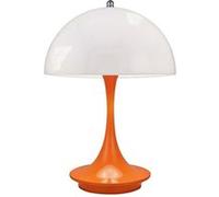 Lampe Champignon LED Tactile Rechargeable port USB-C pour Bureau Avizar Orange Orange