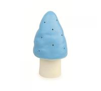 Lampe champignon petit modèle bleu