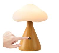 Lampe champignon - Veilleuse portable sans fil, lampe de table LED champignon | Lampe de chevet LED rechargeable, veilleuse décorative en forme de champignon, ambiance confortable pour chambre à