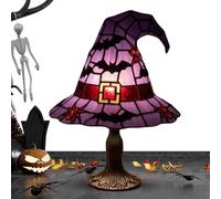 Lampe Chapeau de Sorcière Halloween - Lumières de Chapeau de Sorcière Gothique | Décoration Mystérieuse pour Salon Chambre Dortoir Table de Chevet Salle à Manger Bibliothèque