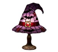 Lampe Chapeau de Sorcière Halloween - Mystérieuse Lampe LED Chapeau De Sorcière | Décoration Lumineuse pour Bibliothèque Table de Chevet Cuisine Salon