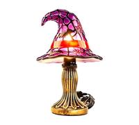 Lampe chapeau d'Halloween centre de table chapeau en résine colorée | Veilleuse Halloween pour bureau, Thanksgiving, vacances, anniversaire, fête, maison, chambre, salle de ole, bureau