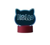 Lampe chat LED personalisable