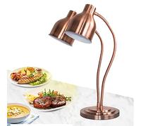 Lampe chauffante à Double tête, Lampe chauffante pour Cuisine Commerciale 500 W, Extensible jusqu'à 70 cm, Table chauffante pour Buffet de Cuisine de Restaurant, Maison Commerciale autoportante 2 C