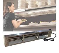 Lampe chauffante Alimentaire Commerciale en Acier Inoxydable pour buffets, idéale pour Maintenir Les Aliments et Plats au Chaud. Lampe chauffante Suspendue pour buffets et Pizzas. Dimensions