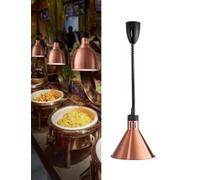 Lampe chauffante Alimentaire, Lampe chauffante réglable, Chauffe-Plats télescopique 250 W, éclairage de sécurité Commercial pour cafétéria/Barbecue/Isolation (Taille 10)