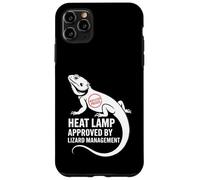 Lampe chauffante approuvée par Lizard Management Funny Coque pour iPhone 11 Pro Max
