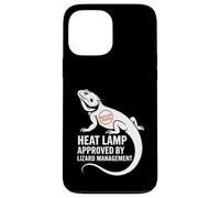Lampe chauffante approuvée par Lizard Management Funny Coque pour iPhone 13 Pro Max