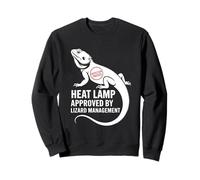 Lampe chauffante approuvée par Lizard Management Funny Sweatshirt